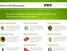 Tablet Screenshot of panafricanisme.com